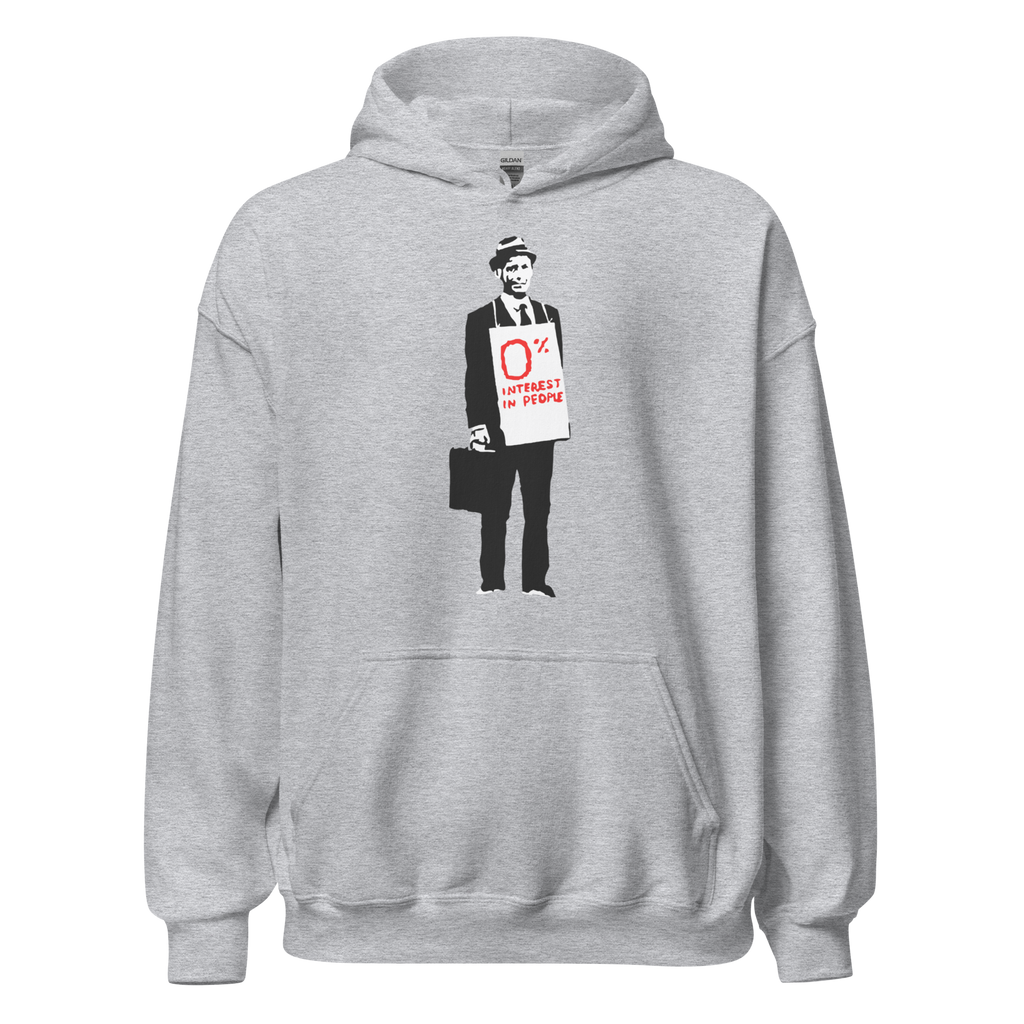 0 percent interest in people Hoodie - Sport Grey