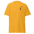 Embroidered Balloon girl T shirt - Gold