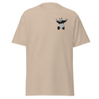 Embroidered Shooting Panda T shirt - Sand