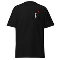 Embroidered White Balloon girl T shirt - Black
