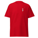 Embroidered White Balloon girl T shirt - Red