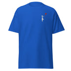Embroidered White Balloon girl T shirt - Royal