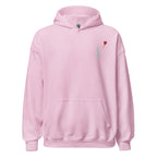 Embroidered White Balloon girl - Light Pink