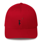 Embroidered Balloon girl Baseball Cap - Red