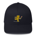 Embroidered Teddy Bear Bomber Baseball cap - Dark Navy