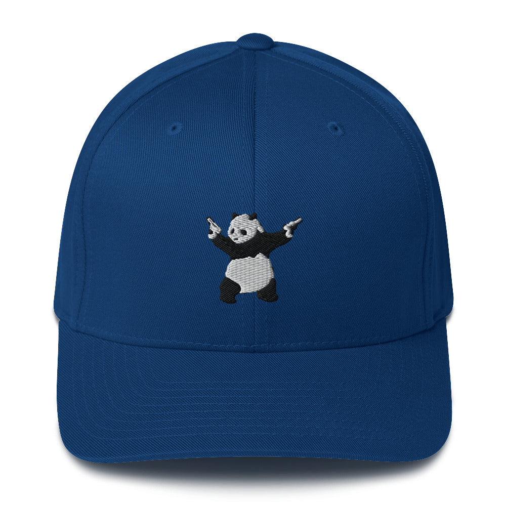 Embroidered Shooting Panda Baseball cap - Royal Blue