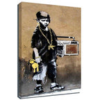 Banksy Canvas Print - Beatbox Boy