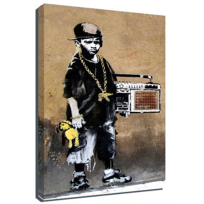 Banksy Canvas Print - Beatbox Boy