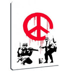 Banksy Canvas Print - CND Soldiers