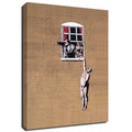 Banksy Canvas Print - Hanging Man