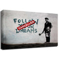 Banksy Canvas Print - Cancelled Dreams