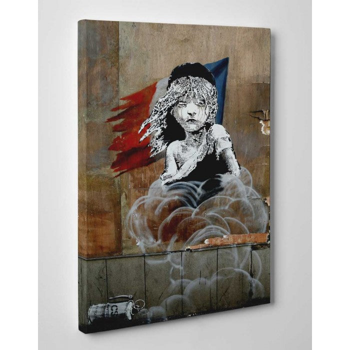 Banksy Canvas Print - French Revolution
