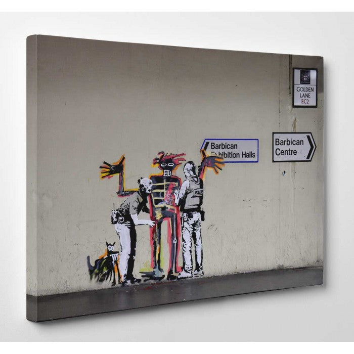 Banksy Canvas Print - Jean Michel Basquiat