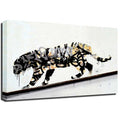 Banksy Canvas Print - Leopard