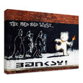 Banksy Canvas Print - Mild Mild West