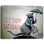 Banksy Canvas Print - Let Them Eat Crack