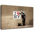 Banksy Canvas Print - I Love NY Doctor