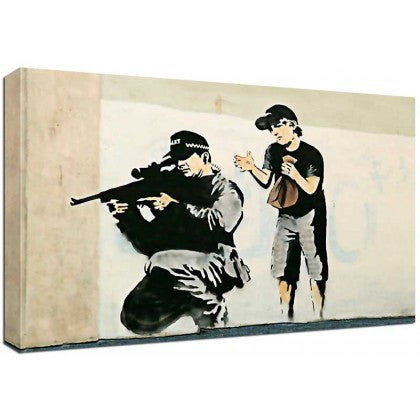 Banksy Canvas Print - Sniper