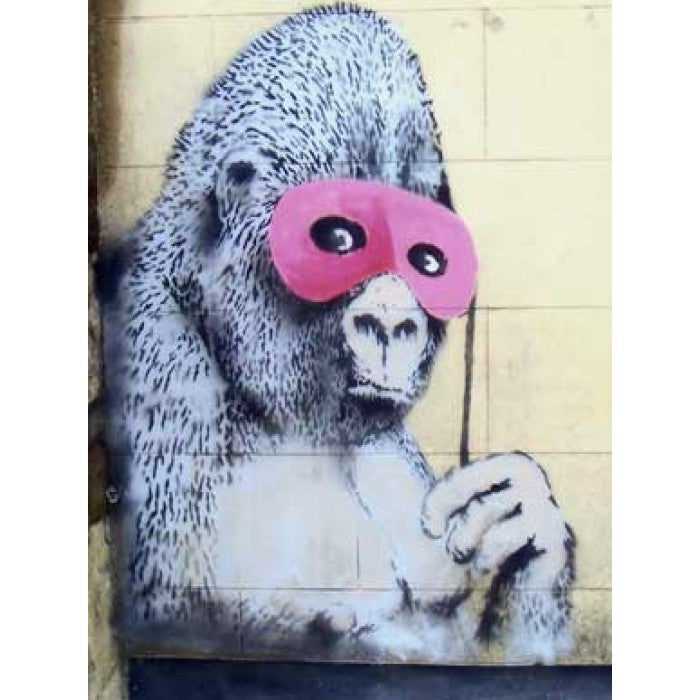 Banksy Canvas Print - Gorilla