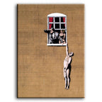 Banksy Canvas Print - Hanging Man