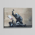 Banksy Canvas Print - Royal Courts of Justice