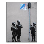 Banksy Canvas Print - Tesco Kids
