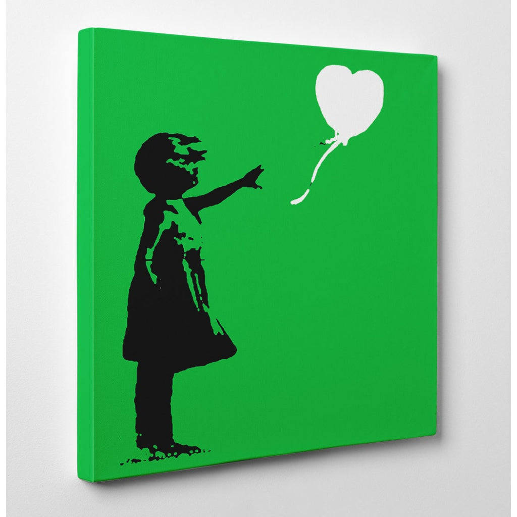 Banksy Canvas Print Square - Balloon Girl