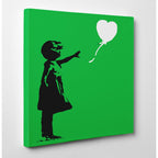 Banksy Canvas Print Square - Balloon Girl