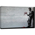 Banksy Canvas Print - Lover Waiting