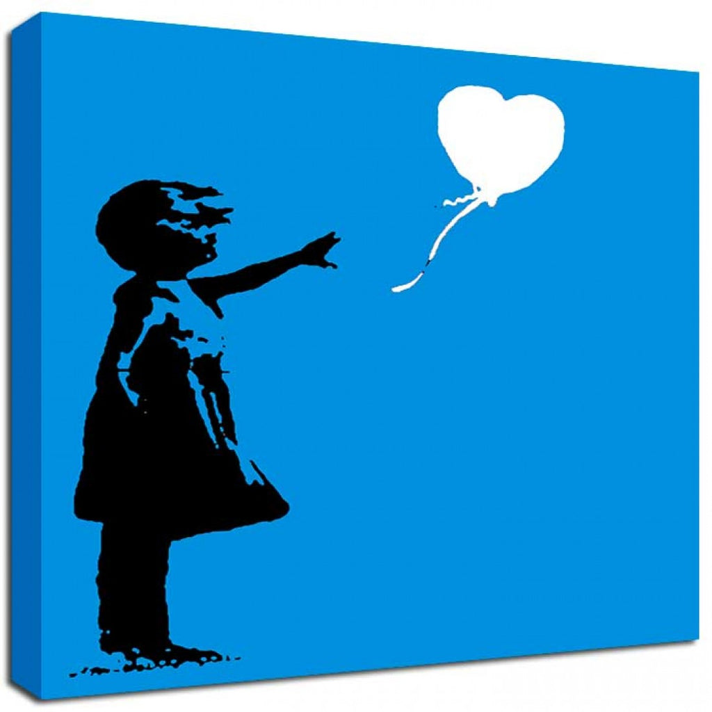 Banksy Canvas Print Square - Balloon Girl