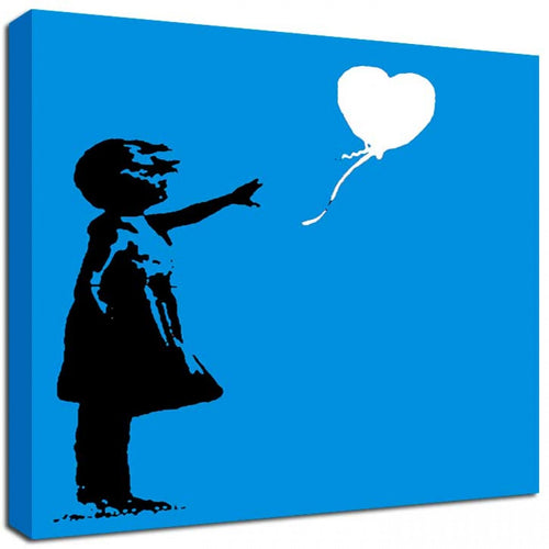 Banksy Canvas Print Square - Balloon Girl