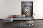 Banksy Canvas Print - Buddha