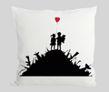 Kids with guns Cushion
