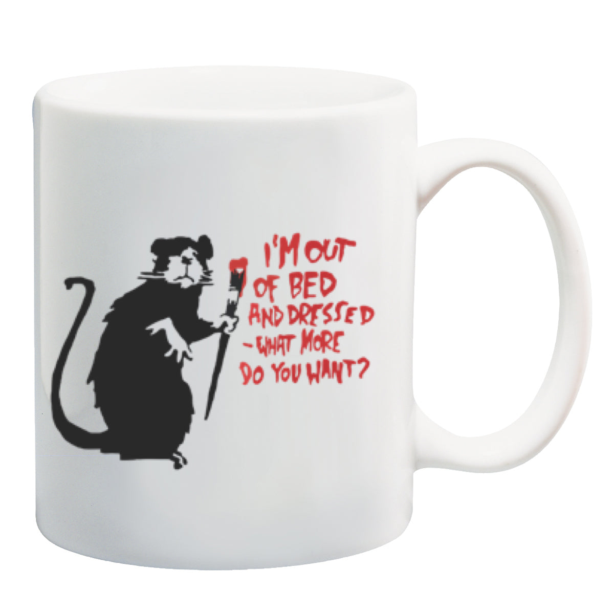 Out of Bed Rat Mug