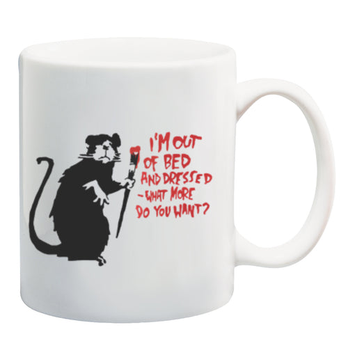 Out of Bed Rat Mug