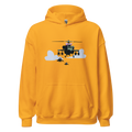 Apache Helicopter Hoodie - Yellow