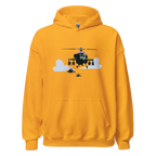 Apache Helicopter Hoodie - Yellow