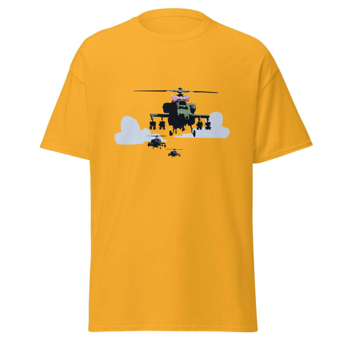 Apache Helicopter - Yellow