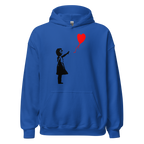Balloon Girl Hoodie - Royal Blue