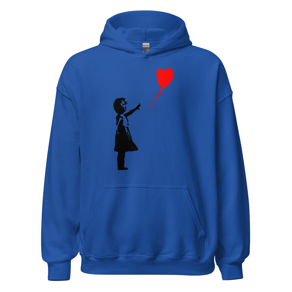 Balloon Girl Hoodie - Royal Blue