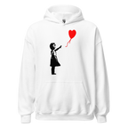 Balloon Girl Hoodie - White