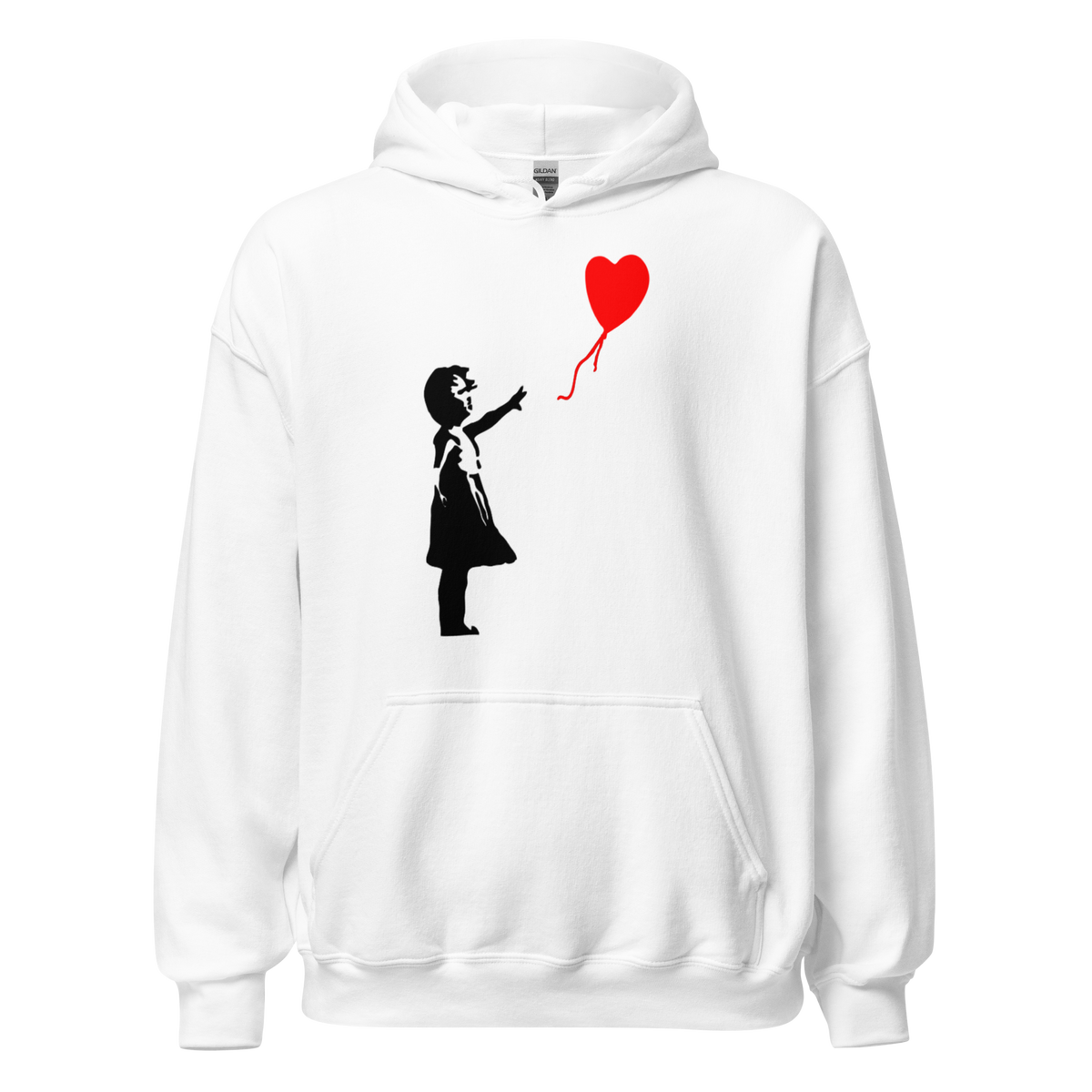 Balloon Girl Hoodie - White