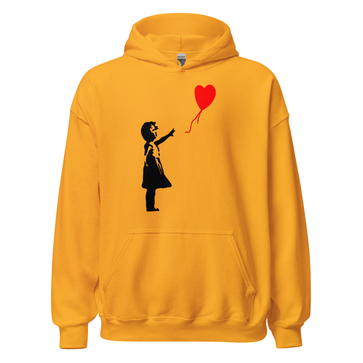 Balloon Girl Hoodie - Yellow