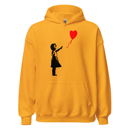 Balloon Girl Hoodie - Yellow