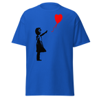 Balloon Girl T Shirt - Royal Blue