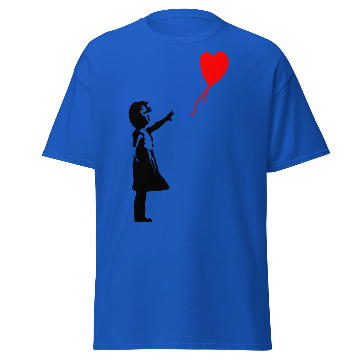 Balloon Girl T Shirt - Royal Blue