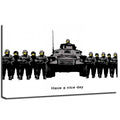 Banksy Canvas Print - Have A Nice Day