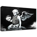 Banksy Canvas Print - Cherub