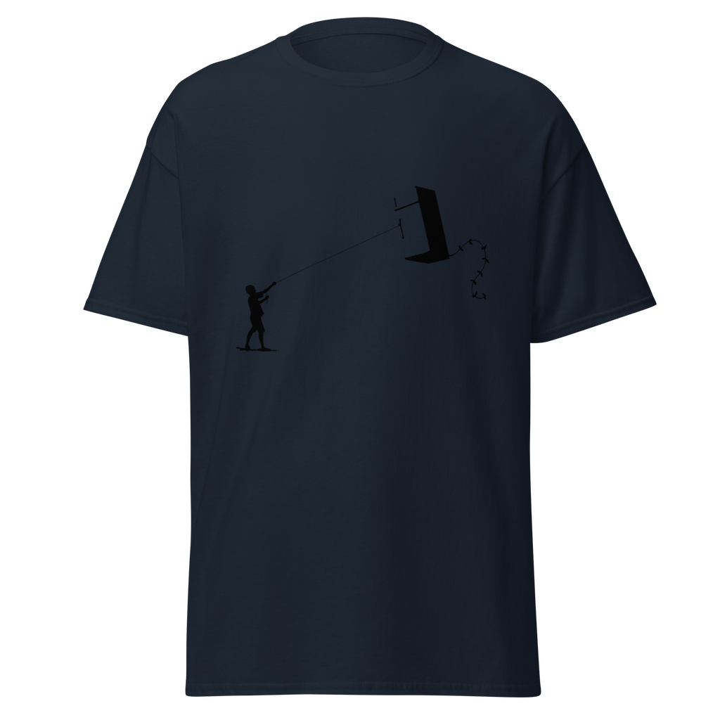 Banksy Fridge Kite T Shirts - Navy Blue