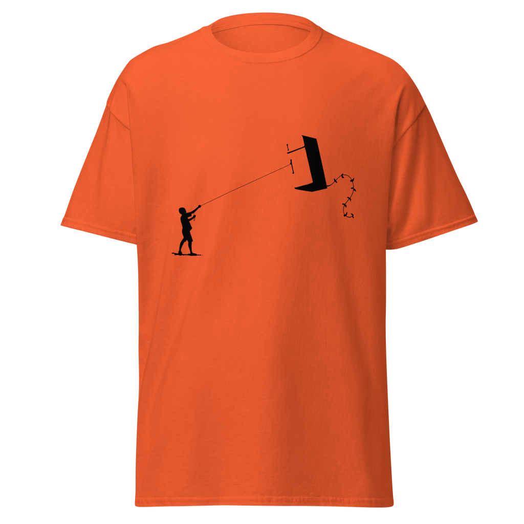 Banksy Fridge Kite T Shirts - Orange